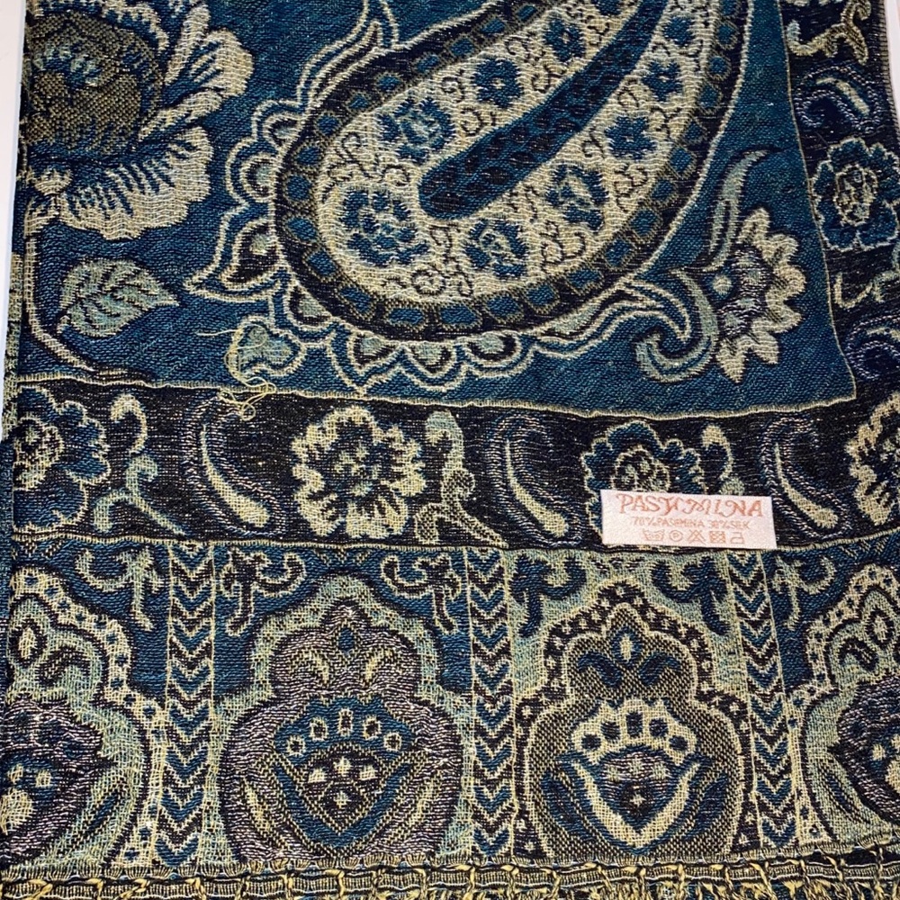 NEVER USED Unique Paisley Pashmina Scarf